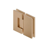 Isenberg By Flusso - 180 Degrees Glass To Glass Heavy Duty Shower Door Hinge - Brushed Bronze Pvd