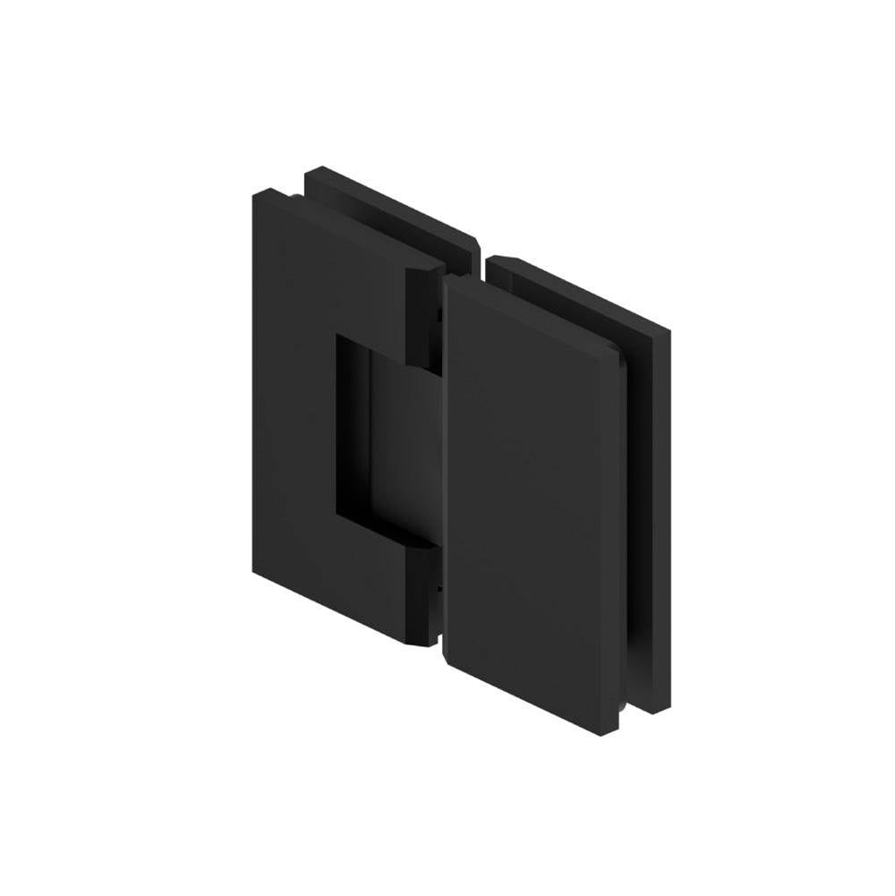 Isenberg By Flusso - 180 Degrees Glass To Glass Heavy Duty Shower Door Hinge - Matte Black