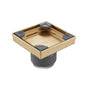 Isenberg By Flusso - 4'' Tile Insert Floor Drain with 2'' Outlet - Brushed Bronze Pvd