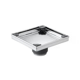 Isenberg By Flusso - 6'' Tile Insert Floor Drain with 2'' Outlet - Chrome