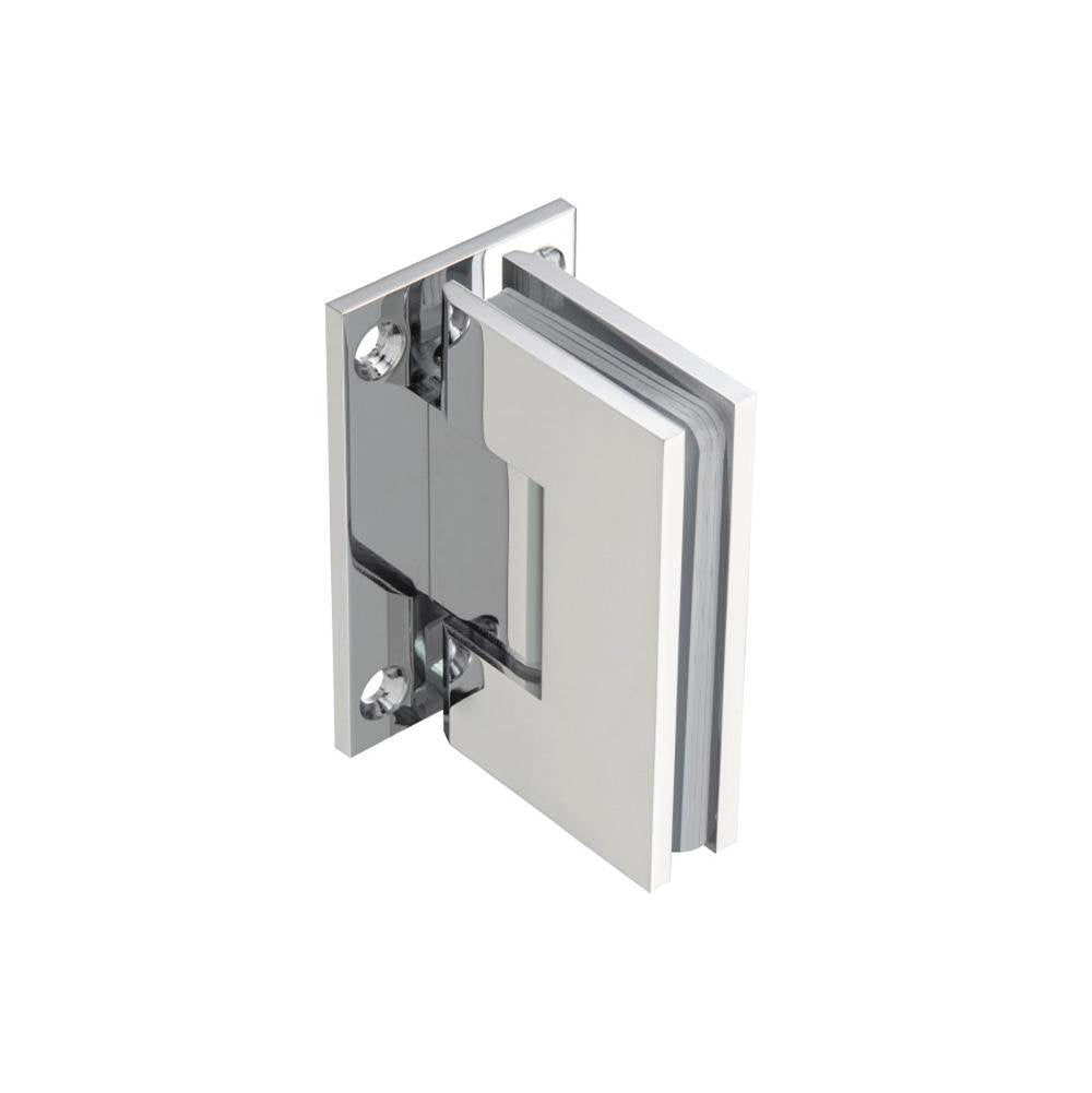 Isenberg By Flusso - Wall To Glass Self Centering Shower Door Hinge - Chrome