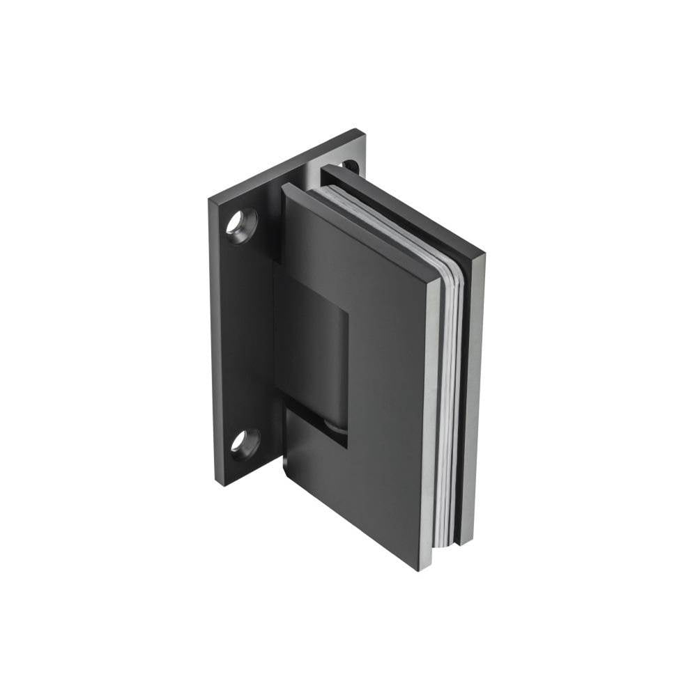 Isenberg By Flusso - Wall To Glass Self Centering Shower Door Hinge - Matte Black