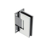 Isenberg By Flusso - Wall To Glass Heavy Duty Self Centering Shower Door Hinge - Chrome