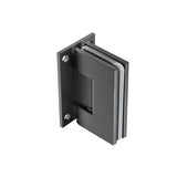 Isenberg By Flusso - Wall To Glass Heavy Duty Self Centering Shower Door Hinge - Matte Black