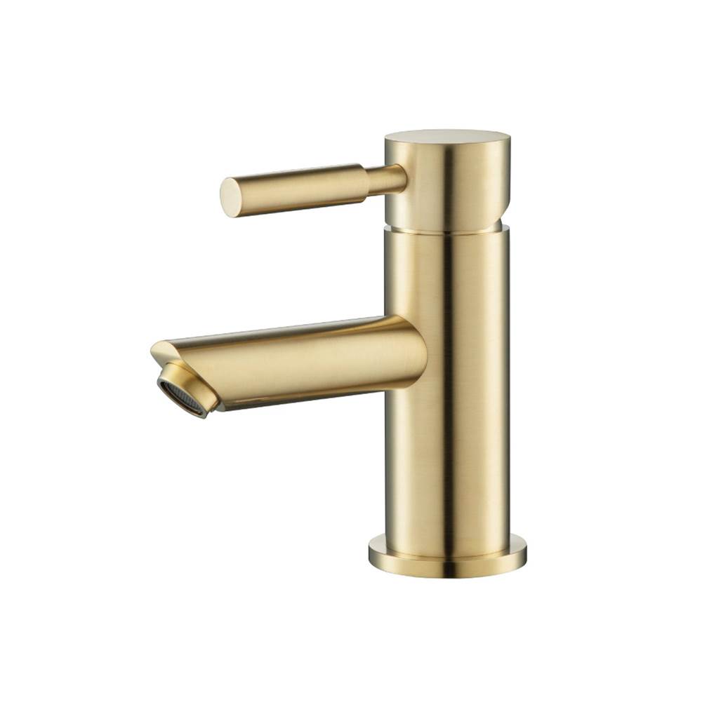 Isenberg By Flusso - Single Hole Bathroom Faucet - Satin Brass PVD
