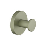 Isenberg By Flusso - Brass Bathroom Towel / Robe Hook - Army Green