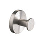 Isenberg By Flusso - Brass Bathroom Towel / Robe Hook - Brushed Nickel PVD