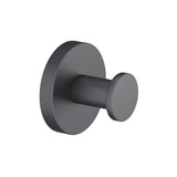 Isenberg By Flusso - Brass Bathroom Towel / Robe Hook - Dark Grey