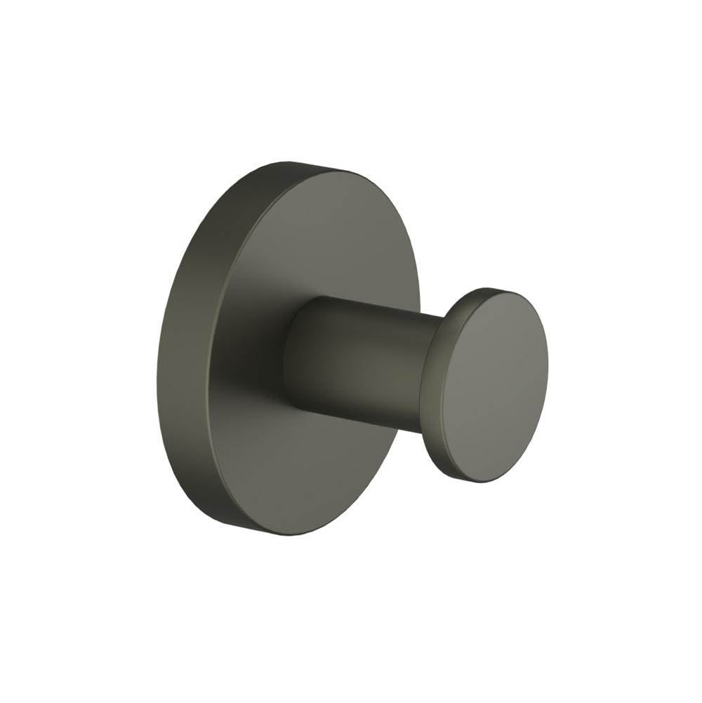 Isenberg By Flusso - Brass Bathroom Towel / Robe Hook - Dark Green