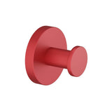Isenberg By Flusso - Brass Bathroom Towel / Robe Hook - Deep Red