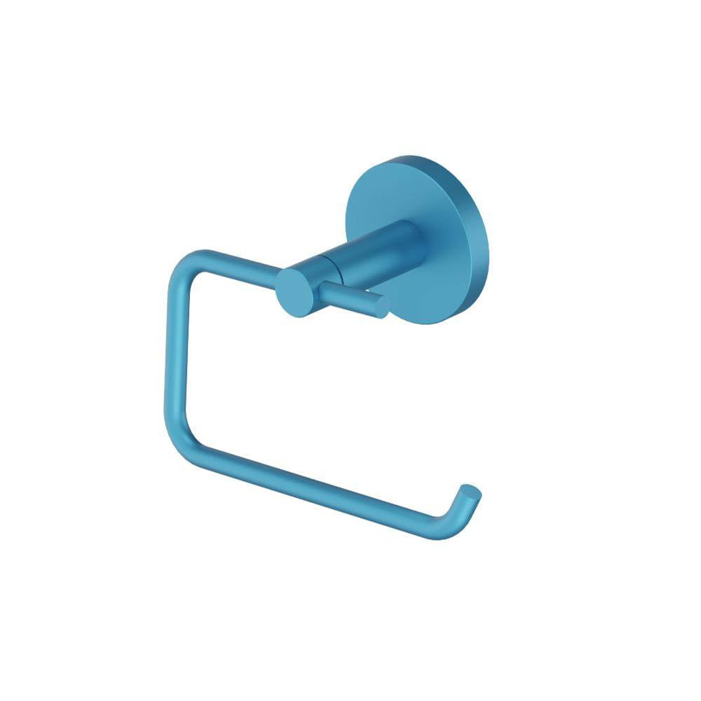 Isenberg By Flusso - Brass Toilet Paper Holder - Sky Blue