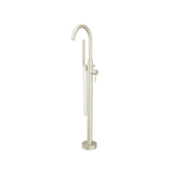 Isenberg By Flusso - Freestanding Floor Mount Bathtub / Tub Filler With Hand Shower - Light Tan