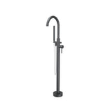Isenberg By Flusso - Freestanding Floor Mount Bathtub / Tub Filler With Hand Shower - Rock Grey