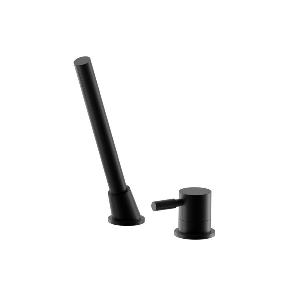 Isenberg By Flusso - Deck Diverter With Holder & Hose - Gloss Black