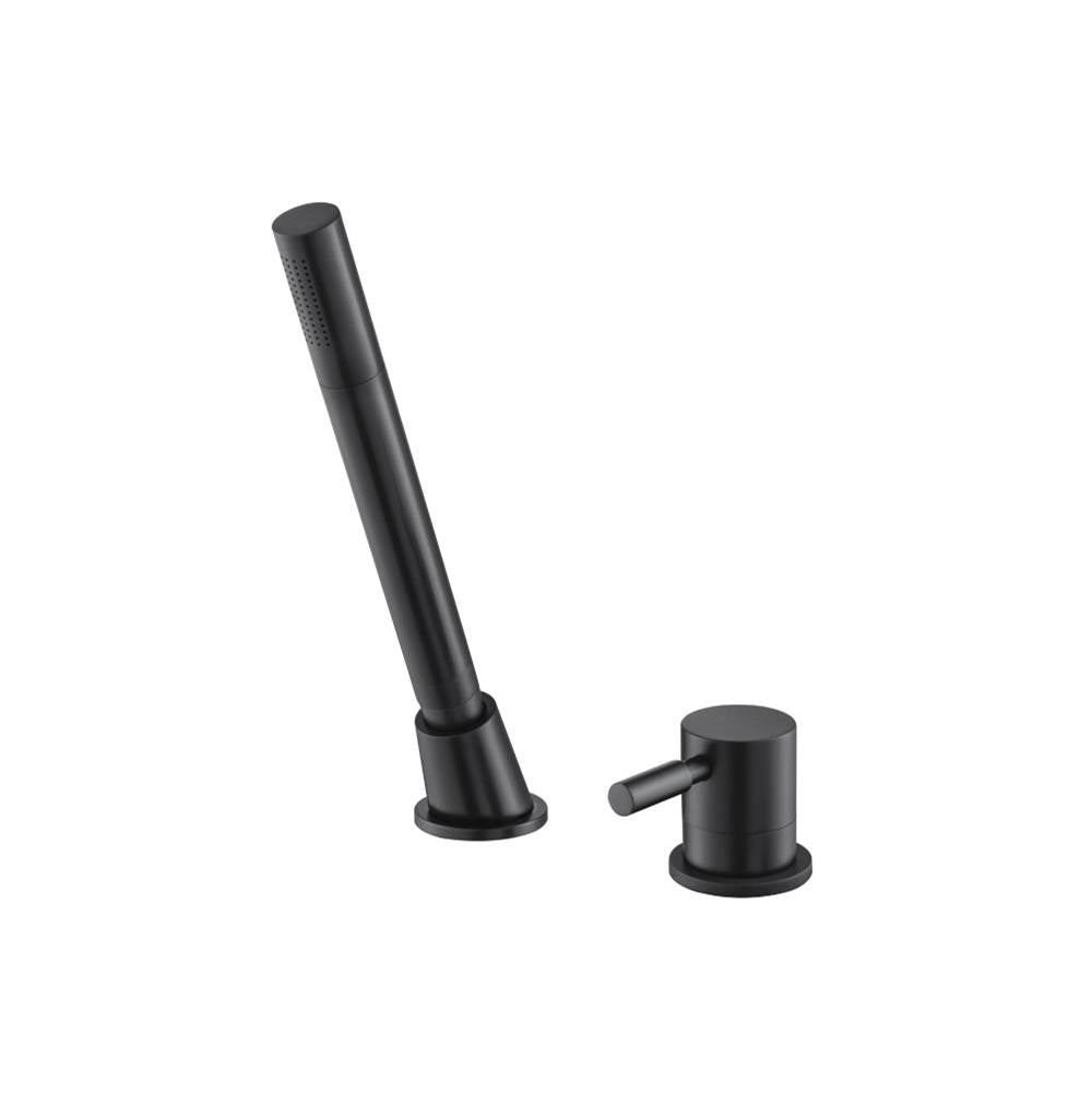 Isenberg By Flusso - Deck Diverter With Holder & Hose - Matte Black