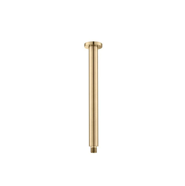 Isenberg By Flusso - Ceiling Mount Showr Arm - 12'' - Brushed Bronze Pvd
