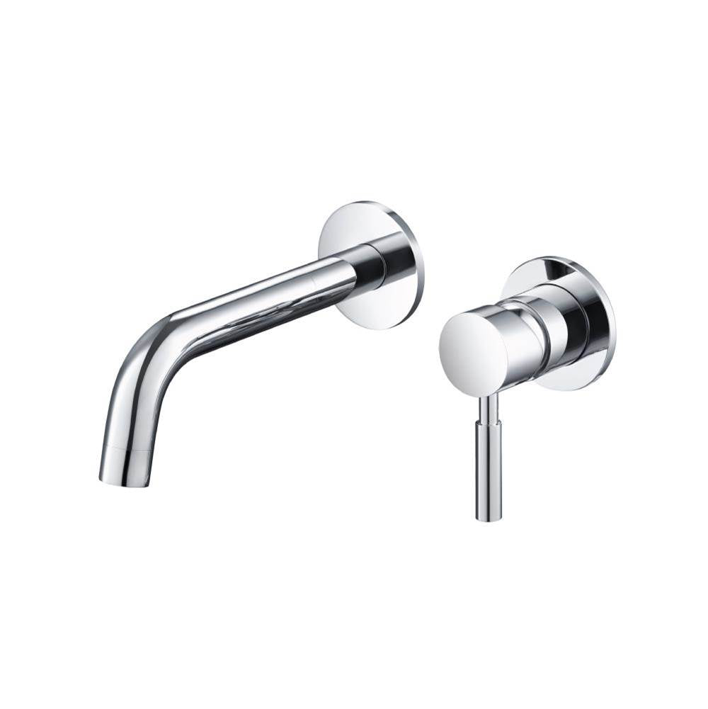 Isenberg By Flusso - Single Handle Wall Mounted Bathroom Faucet - Chrome