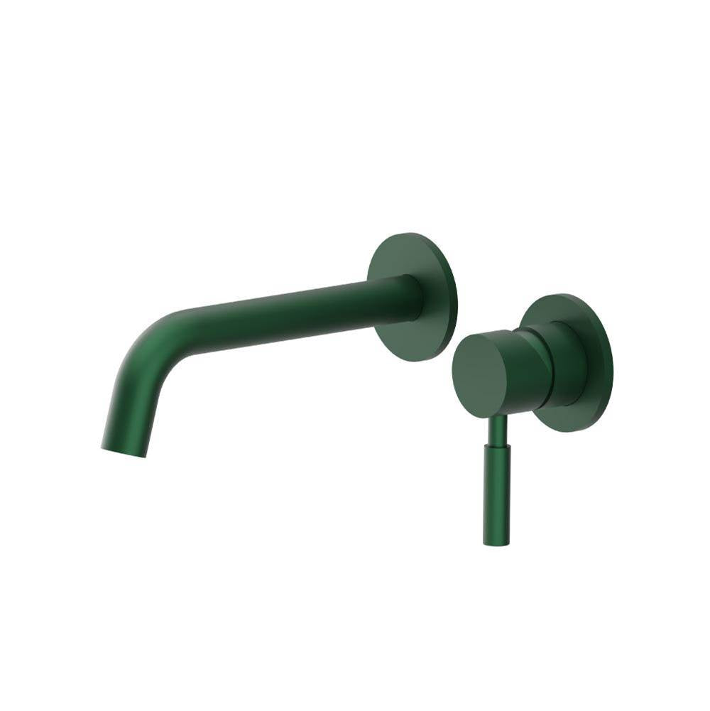 Isenberg By Flusso - Single Handle Wall Mounted Bathroom Faucet - Leaf Green