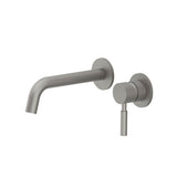 Isenberg By Flusso - Single Handle Wall Mounted Bathroom Faucet - Steel Grey