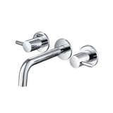 Isenberg By Flusso - Trim For Two Handle Wall Mounted Bathroom Faucet - Brushed Nickel PVD