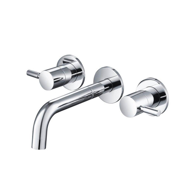 Isenberg By Flusso - Trim For Two Handle Wall Mounted Bathroom Faucet - Brushed Nickel PVD