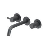 Isenberg By Flusso - Two Handle Wall Mounted Bathroom Faucet - Rock Grey