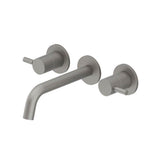 Isenberg By Flusso - Two Handle Wall Mounted Bathroom Faucet - Steel Grey