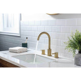 Three Hole 8'' Widespread Two Handle Bathroom Faucet
