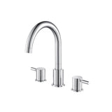 Isenberg By Flusso - 3 Hole Deck Mount Roman Tub Faucet - Chrome