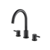 Isenberg By Flusso - 3 Hole Deck Mount Roman Tub Faucet - Matte Black