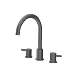 Isenberg By Flusso - 3 Hole Deck Mount Roman Tub Faucet - Rock Grey