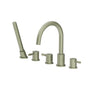 Isenberg By Flusso - Five Hole Deck Mounted Roman Tub Faucet With Hand Shower - Army Green