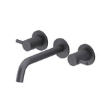 Isenberg By Flusso - Two Handle Wall Mounted Tub Filler - Dark Grey