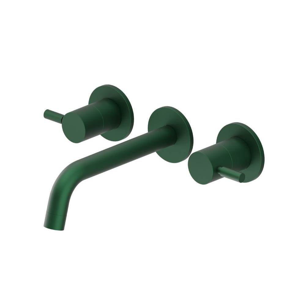 Isenberg By Flusso - Two Handle Wall Mounted Tub Filler - Leaf Green