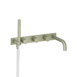 Isenberg By Flusso - Wall Mount Tub Filler With Hand Shower - Army Green