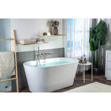 Wall Mount Tub Filler With Hand Shower