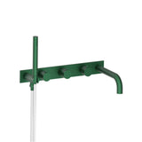 Isenberg By Flusso - Wall Mount Tub Filler With Hand Shower - Leaf Green
