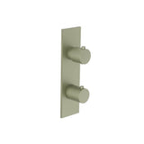 Isenberg By Flusso - 3/4'' Horizontal Thermostatic Shower Valve & Trim - 1- Output - Army Green