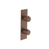 Isenberg By Flusso - 3/4'' Horizontal Thermostatic Shower Valve & Trim - 1- Output - Vortex Brown