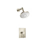 Isenberg By Flusso - Single Output Shower Set With ABS Shower Head & Arm - Brushed Nickel PVD
