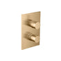 Isenberg By Flusso - 3/4'' Thermostatic Valve & Trim - 3 Output - Brushed Bronze Pvd