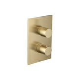 Isenberg By Flusso - 3/4'' Thermostatic Shower Valve & Trim - 1 Output - Satin Brass PVD