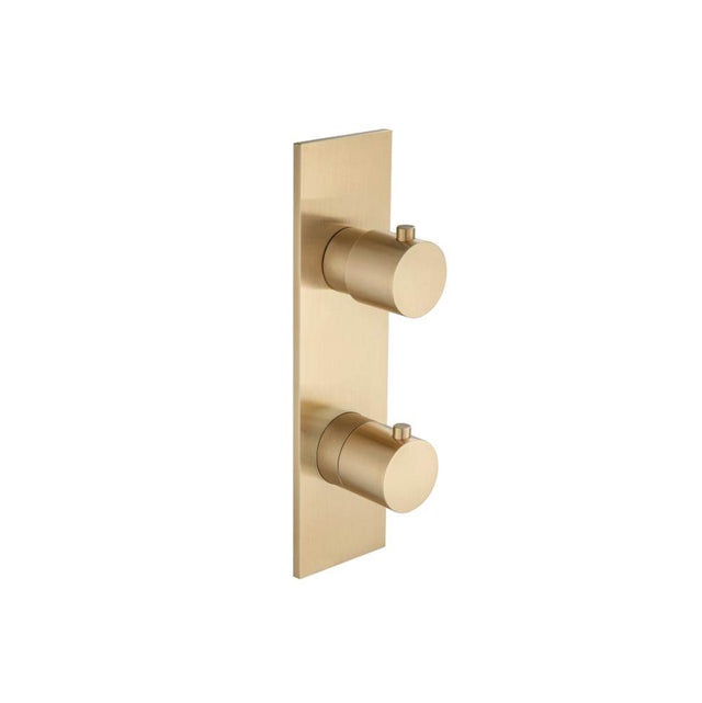 Isenberg By Flusso - Trim For Thermostatic Valve - Brushed Bronze Pvd