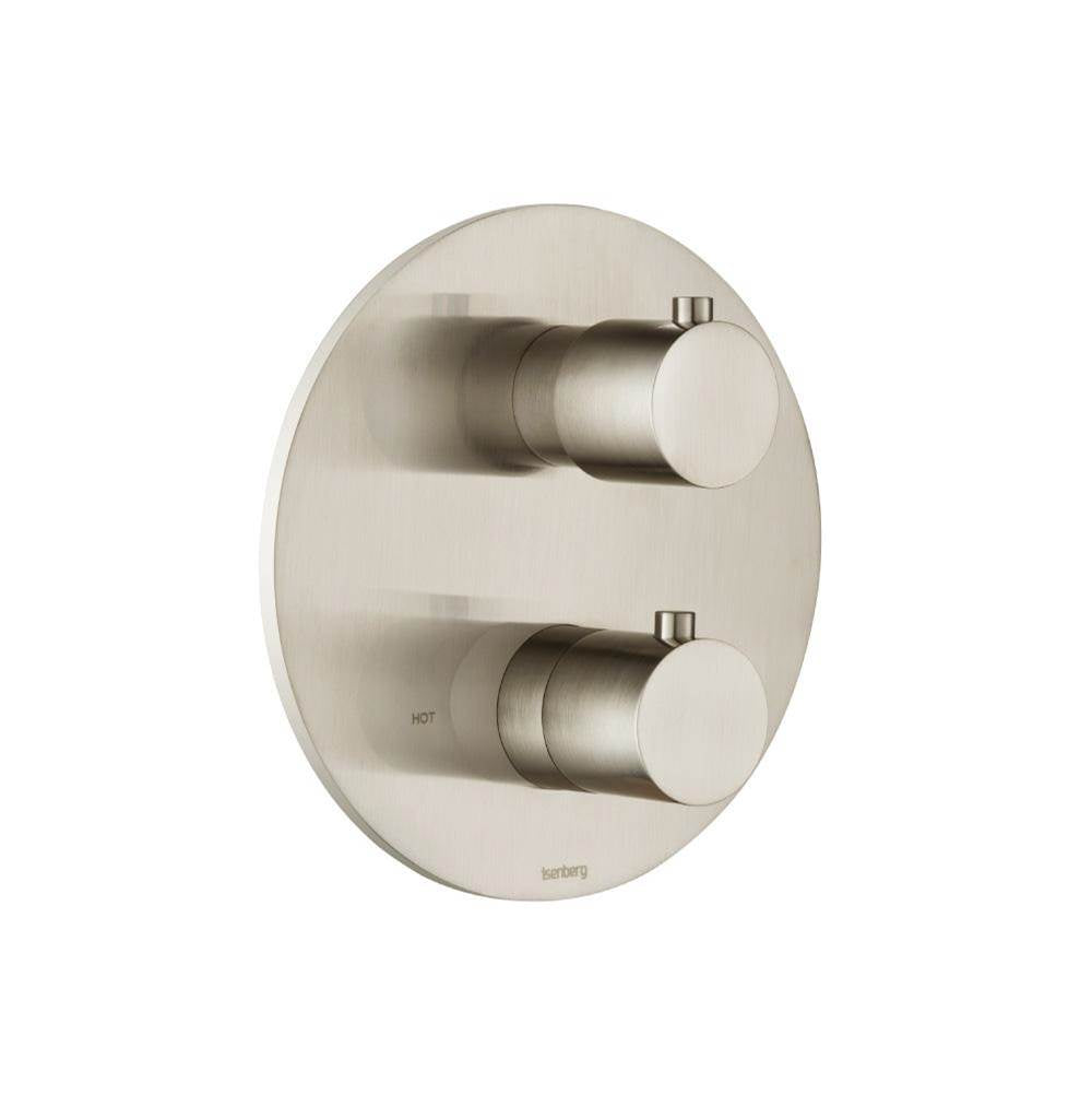 Isenberg By Flusso - Trim For Thermostatic Valve - Brushed Nickel PVD