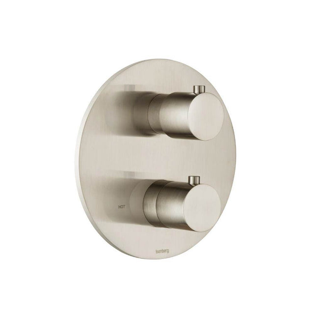 Isenberg By Flusso - Trim For Thermostatic Valve - Brushed Nickel PVD