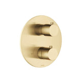 Isenberg By Flusso - 3/4 '' Thermostatic Valve & Trim - With 2-Way Diverter - 2 Output - Satin Brass PVD