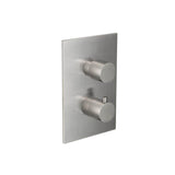 Isenberg By Flusso - 3/4'' Thermostatic Shower Valve & Trim - 1 Output - Brushed Nickel PVD