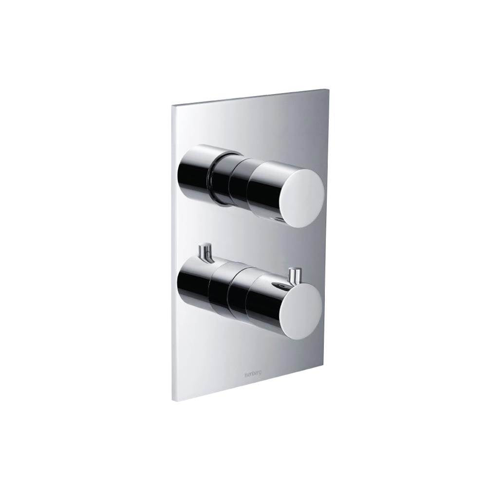 Isenberg By Flusso - 3/4 '' Thermostatic Valve & Trim - With 2-Way Diverter - 2 Output - Chrome
