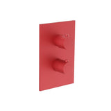 Isenberg By Flusso - 3/4'' Thermostatic Shower Valve & Trim - 1 Output - Deep Red