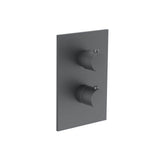 Isenberg By Flusso - 3/4'' Thermostatic Shower Valve & Trim - 1 Output - Rock Grey